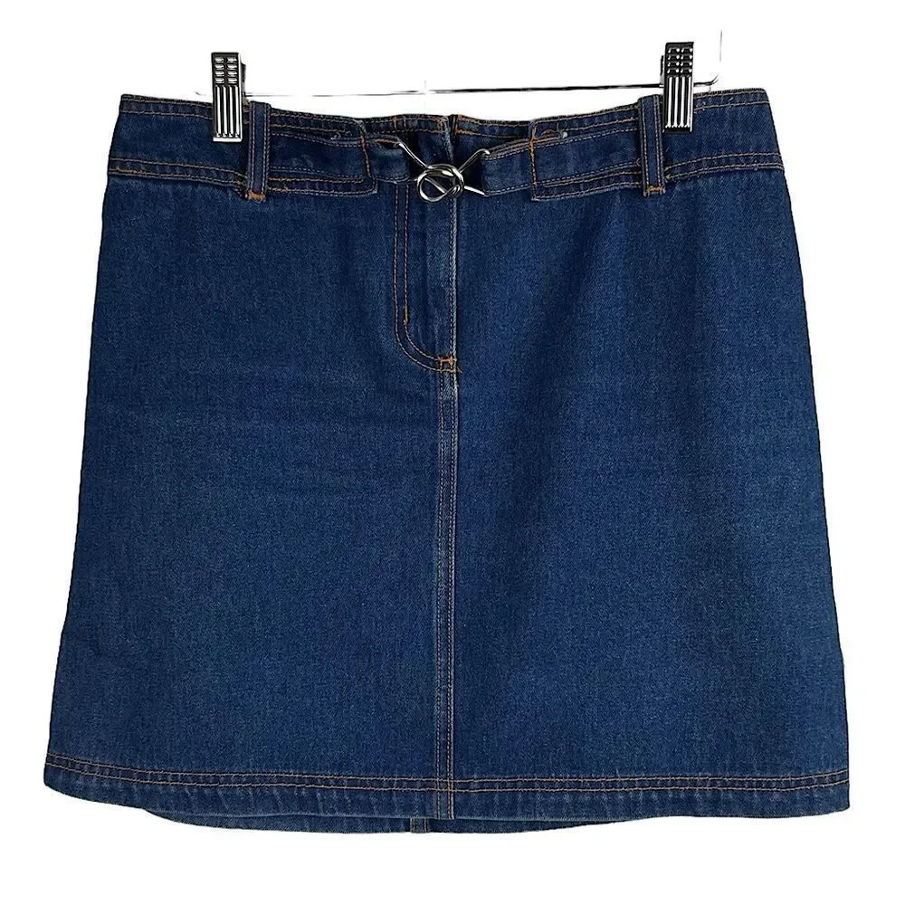 Anthropologie Blue Denim Mini Skirt | Size: 6 - Picture 1 of 5